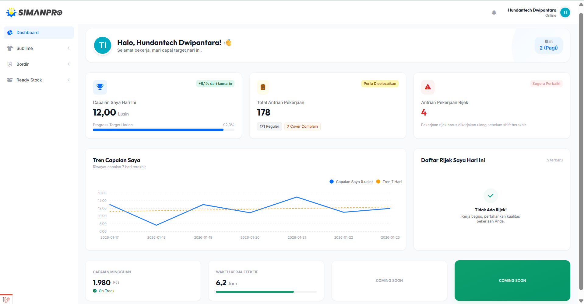 Dashboard